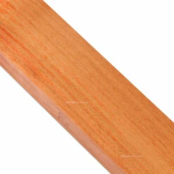 Figured Cherry Wood - Handle Block - (Stabilized) - (Orange) - (6.0 X 1.5 X 1.5) -Knife Kits Sales Shop AWL FIGCHRY ORG B 61515 img2 1500