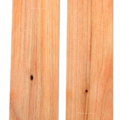 Figured Cherry Wood - Handle Scale Set - (Stabilized) - (Orange) - (6.0 X 1.5 X 0.25) -Knife Kits Sales Shop AWL FIGCHRY ORG SCL 625 img2 1500