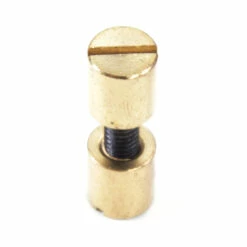 Acorn Nut Fasteners - Luke Rivets For Handles - (.312HD X 8-32US X 1L) - Brass - (10 Pk) -Knife Kits Sales Shop BANR 516 3 1500 1