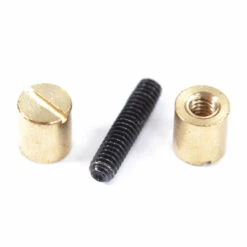 Acorn Nut Fasteners - Luke Rivets For Handles - (.312HD X 8-32US X 1L) - Brass - (10 Pk) -Knife Kits Sales Shop BANR 516 4 1500 1