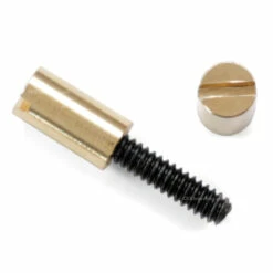 Acorn Nut Fasteners With Step Drill Combo Kit - (.186HD X 4-40US X .9L) - Brass -Knife Kits Sales Shop BANR316 img2 1500