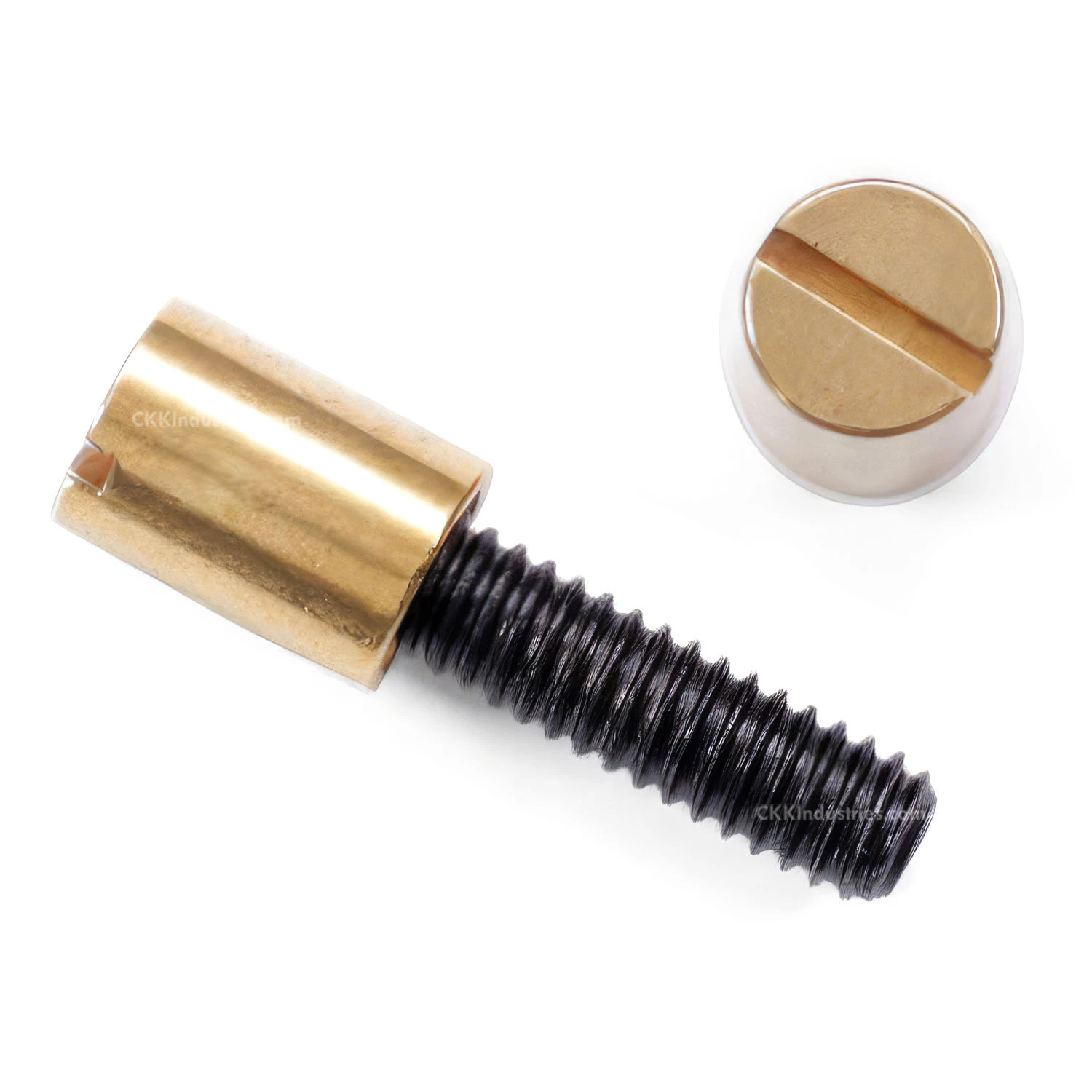 Acorn Nut Fasteners With Step Drill Combo Kit - (.250HD X 8-32US X 1L) - Brass 8 Acorn Nut Fasteners With Step Drill Combo Kit - (.250HD X 8-32US X 1L) - Brass - Image 6