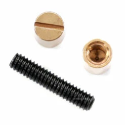 Acorn Nut Fasteners - Luke Rivets For Handles - (.250HD X 8-32US X 1L) - Brass - (10 Pk) -Knife Kits Sales Shop BANR416 img3 1500