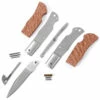 *Bobcat Combo Kit - DIY Parts Kit W/Lacewood Scales -Knife Kits Sales Shop BCLB LACEWD K img1b 1500