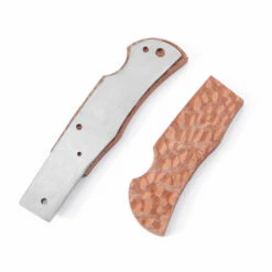 *Bobcat Combo Kit - DIY Parts Kit W/Lacewood Scales -Knife Kits Sales Shop BCLB LACEWD K img4 1500
