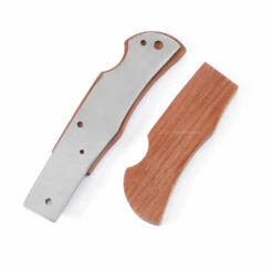*Bobcat Combo Kit - DIY Parts Kit W/Mahogany Scales -Knife Kits Sales Shop BCLB MAHOGANY K img4 1500
