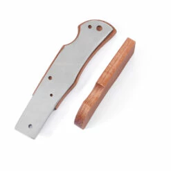 *Bobcat Combo Kit - DIY Parts Kit W/Mahogany Scales -Knife Kits Sales Shop BCLB MAHOGANY K img5 1500
