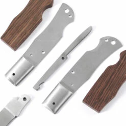 *Bobcat Combo Kit - DIY Parts Kit W/Wenge Scales -Knife Kits Sales Shop BCLB WENGE K img3 1500