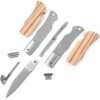 *Bobcat Combo Kit - DIY Parts Kit W/Zebrawood Scales -Knife Kits Sales Shop BCLB ZEBRAWD K img1b 1500