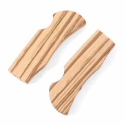 *Bobcat Combo Kit - DIY Parts Kit W/Zebrawood Scales -Knife Kits Sales Shop BCLB ZEBRAWD K img6 1500