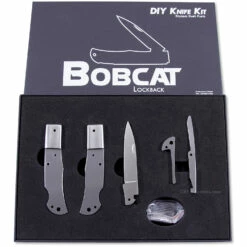 *Bobcat Combo Kit - DIY Parts Kit W/Wenge Scales -Knife Kits Sales Shop BCLB img2 1500 2
