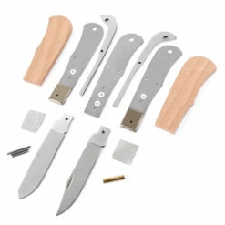 *Bearclaw Trapper - Slipjoint - Multi-Blade - Knife Kit Combo - DIY Parts Kit W/Cherry