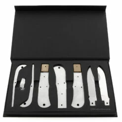 *Bearclaw Trapper - Slipjoint - Multi-Blade - Knife Kit Combo - DIY Parts Kit W/Cherry -Knife Kits Sales Shop BCT35 CHERRY K img6 1500