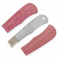 *Bearclaw Trapper - Slipjoint - Multi-Blade - Knife Kit Combo - DIY Parts Kit W/Purpleheart -Knife Kits Sales Shop BCT35 PRPHRT K img4 1500