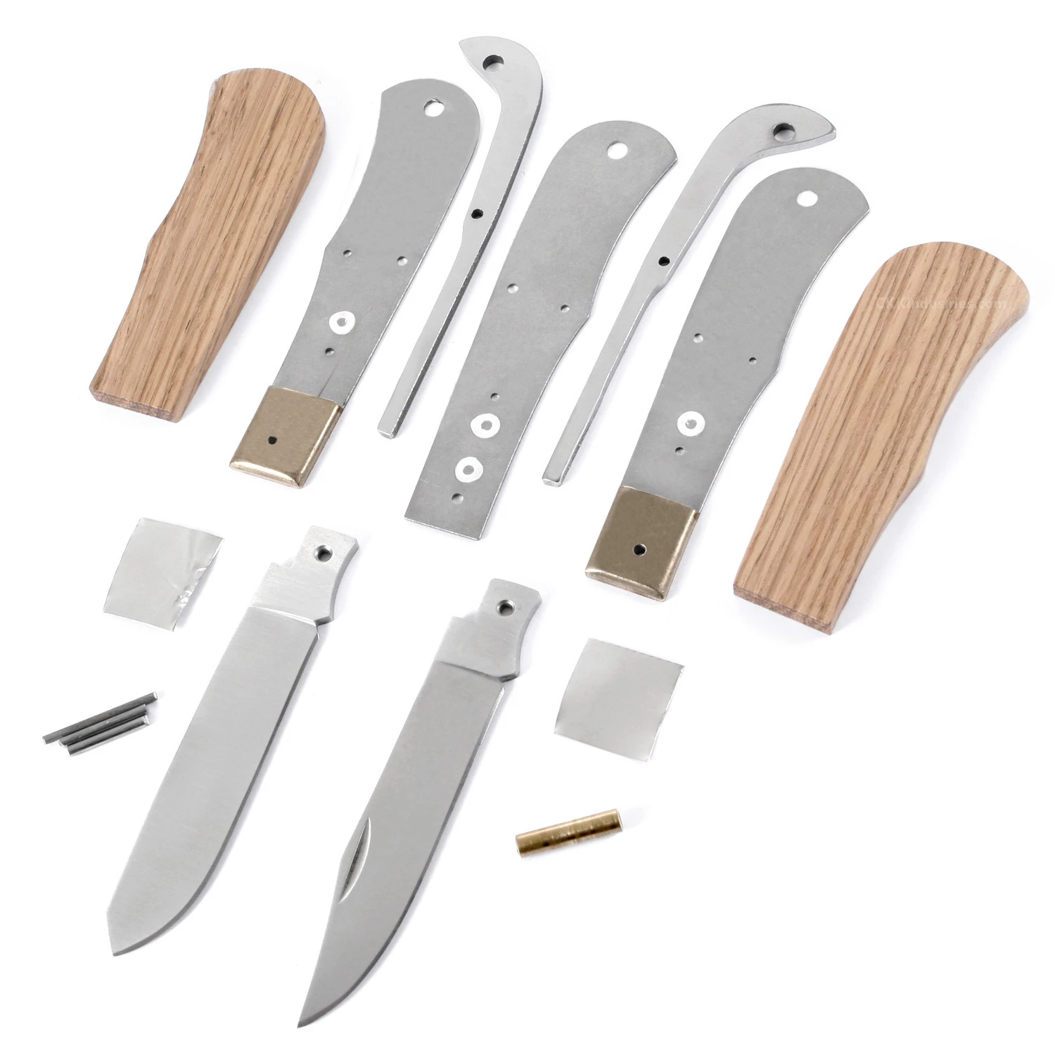 *Bearclaw Trapper - Slipjoint - Multi-Blade - Knife Kit Combo - DIY Parts Kit W/Zebrawood 3 *Bearclaw Trapper - Slipjoint - Multi-Blade - Knife Kit Combo - DIY Parts Kit W/Zebrawood