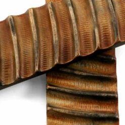 Buffalo Horn - Handle Scale Set - (Impala Jigged) - (Antique) - (4.50 X 1.25 X 0.25) -Knife Kits Sales Shop BUF IMP 4512525 ANTQ 1 img3 1500