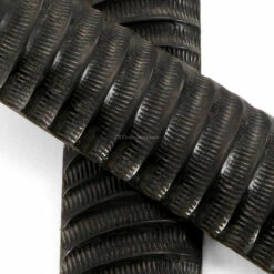 Buffalo Horn - Handle Scale Set - (Impala Jigged) - (Black) - (4.50 X 1.25 X 0.25) -Knife Kits Sales Shop BUF IMP 4512525 BK 1 img3 1500