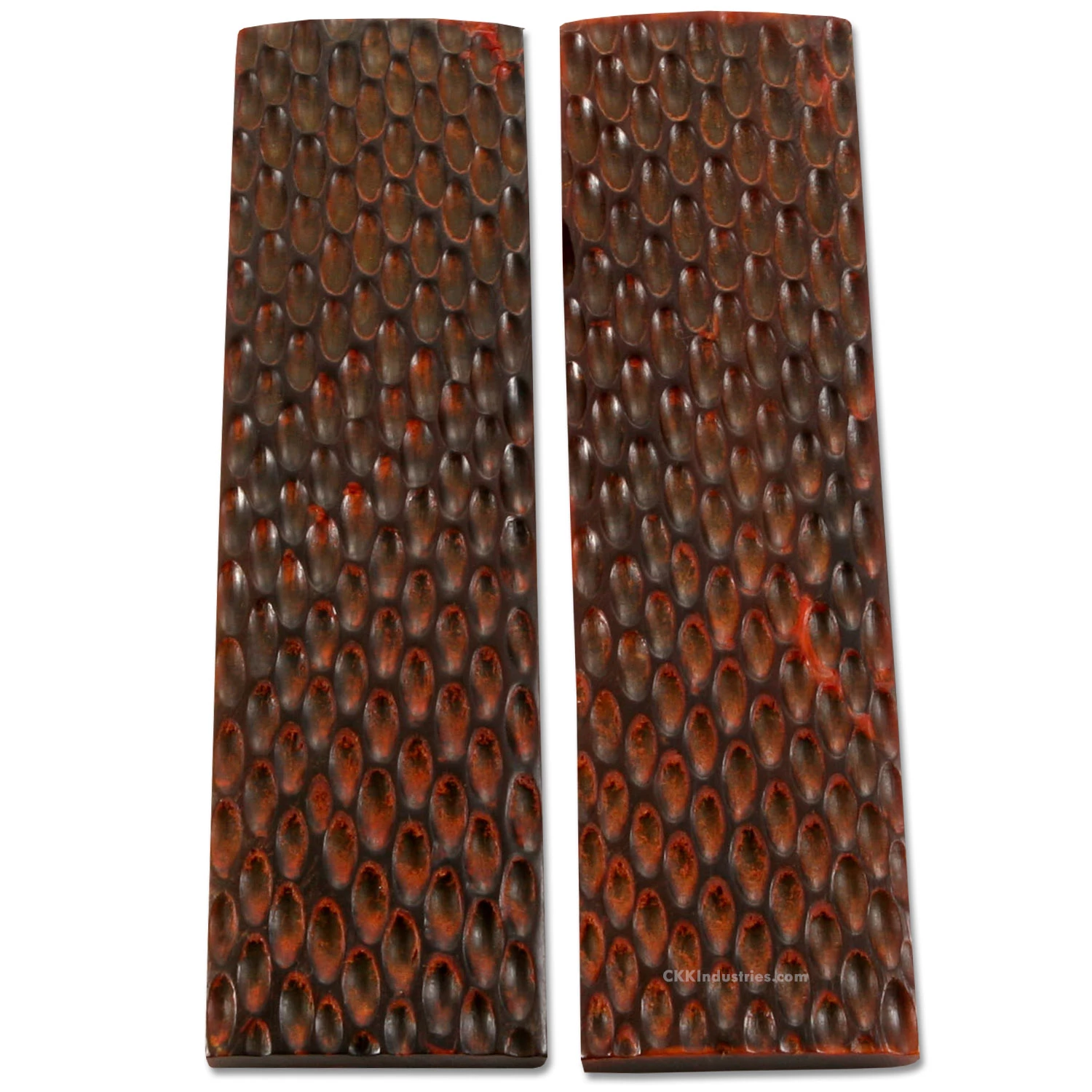 Buffalo Horn - Handle Scale Set - (Standard Jigged) - (Honey) - (4.50 X 1.25 X 0.25) 3 Buffalo Horn - Handle Scale Set - (Standard Jigged) - (Honey) - (4.50 X 1.25 X 0.25)