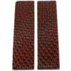Buffalo Horn - Handle Scale Set - (Standard Jigged) - (Wine Red) - (4.50 X 1.25 X 0.25) -Knife Kits Sales Shop BUF JIG STD 4512525 RD 1 img1 1500