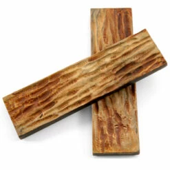 Buffalo Horn - Handle Scale Set - (Stag Jigged) - (Antique) - (4.50 X 1.25 X 0.25) -Knife Kits Sales Shop BUF JIG STG 4512525 ANTQ 1 img2 1500