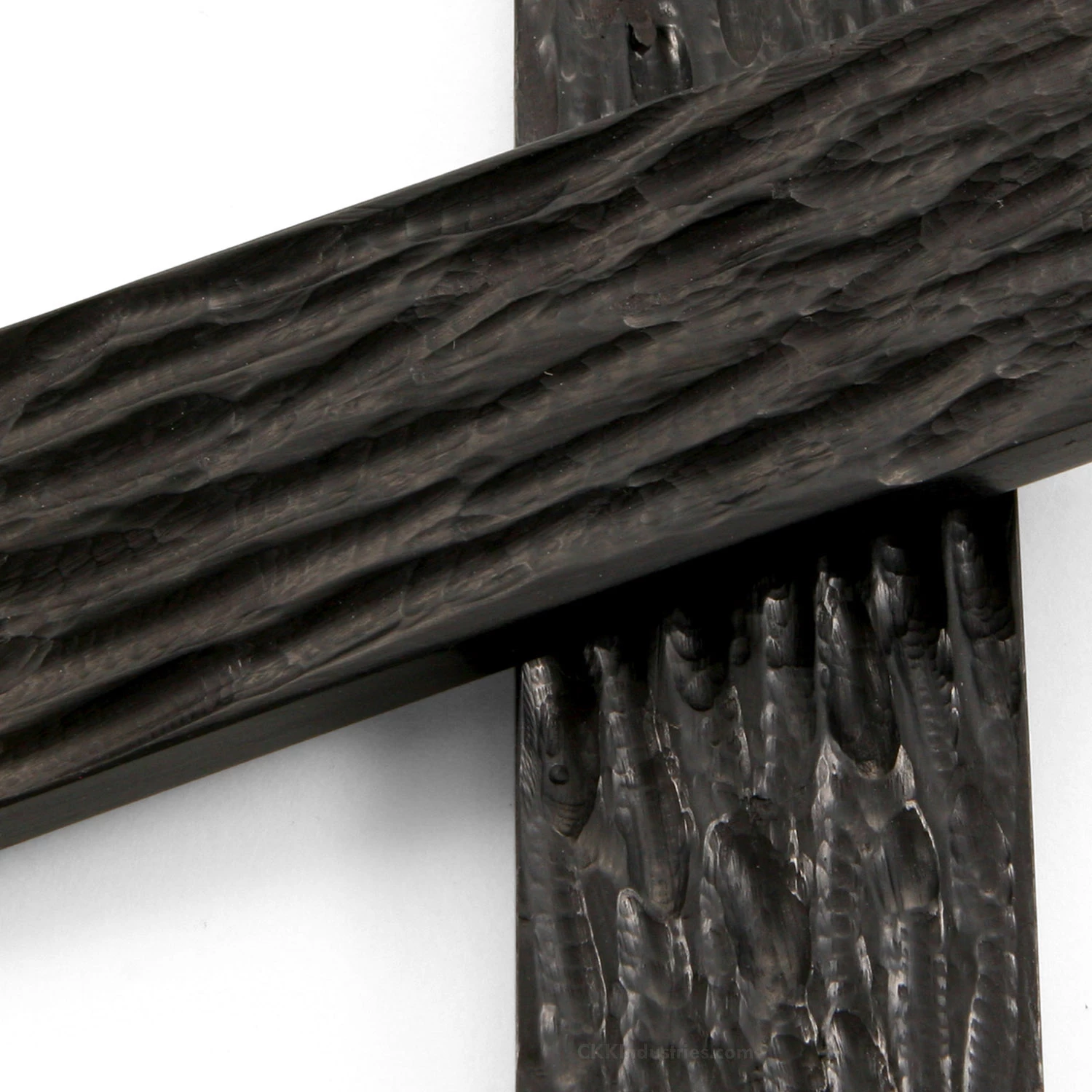 Buffalo Horn - Handle Scale Set - (Stag Jigged) - (Black) - (4.50 X 1.25 X 0.25) 5 Buffalo Horn - Handle Scale Set - (Stag Jigged) - (Black) - (4.50 X 1.25 X 0.25) - Image 3