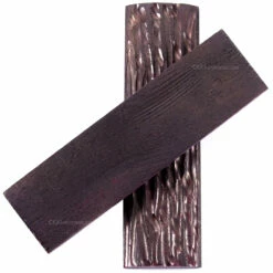 Buffalo Horn - Handle Scale Set - (Stag Jigged) - (Dyed/Stabilized) - (4.50 X 1.25 X 0.25) -Knife Kits Sales Shop BUF JIG STG 2 1500