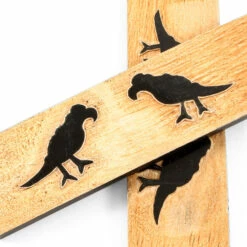 Buffalo Horn - Handle Scale Set - (Unique Parrot Graphic) - (Black/Brown/Tan) - (5.0 X 1.50 X 0.187 7 Buffalo Horn - Handle Scale Set - (Unique Parrot Graphic) - (Black/Brown/Tan) - (5.0 X 1.50 X 0.187 -Knife Kits Sales Shop BUF SCL 515187 PARROT 1 img3 1500