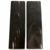 Buffalo Horn - Handle Scale Set - (Flat Top) - (Black) - (5.0 X 1.5 X 0.25) -Knife Kits Sales Shop BUF SCL FT 51525 BK 1 img1 1500