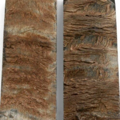 Buffalo Horn - Handle Scale Set - (Bark) - (Amber/Black) - (5.0 X 1.50 X 0.250) -Knife Kits Sales Shop BUF515 BARK img3 1500