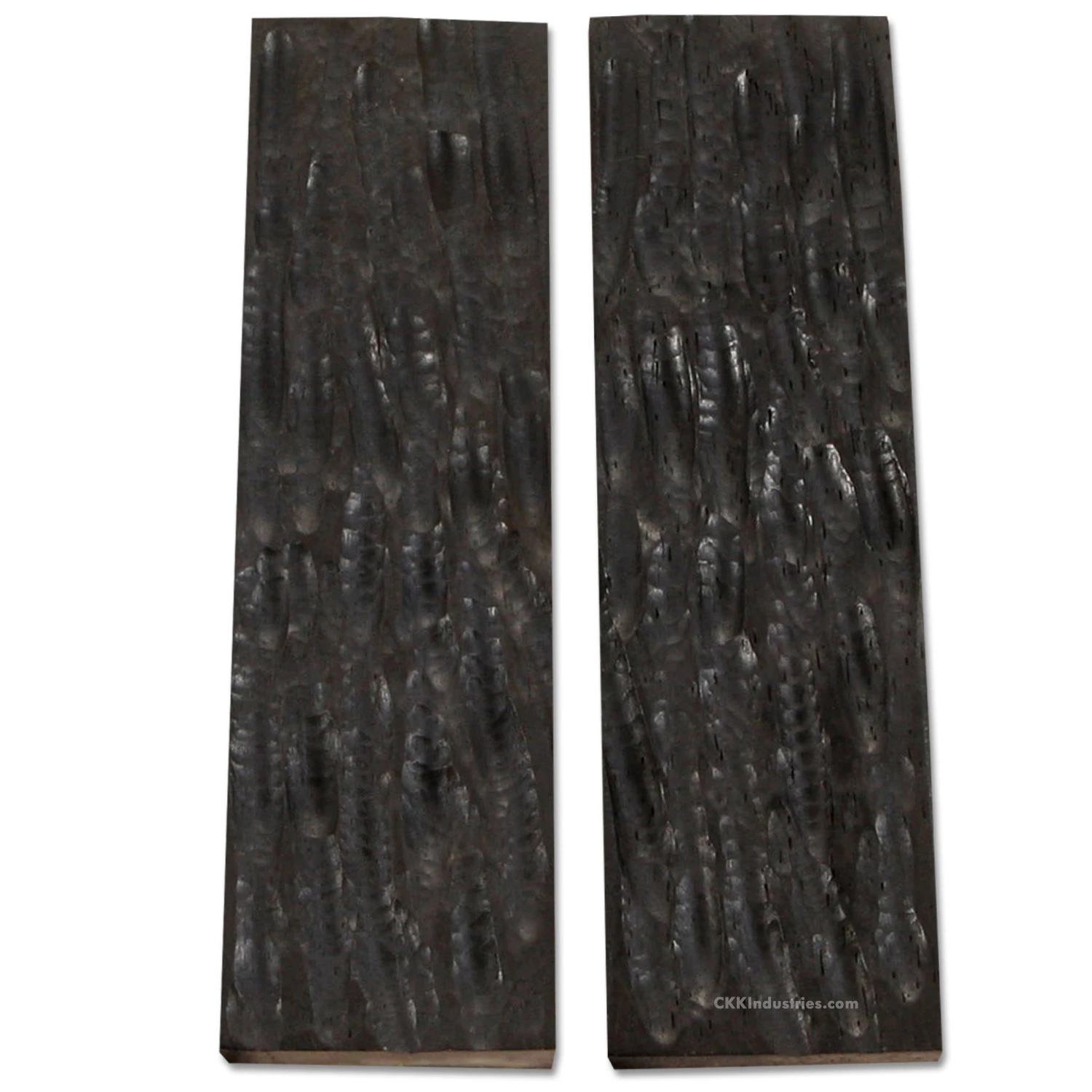 Camel Bone - Handle Scale Set - (Stag Jigged) - (Bark Finish) - (Flat) - (3.5 X 1.0 X 0.187) 3 Camel Bone - Handle Scale Set - (Stag Jigged) - (Bark Finish) - (Flat) - (3.5 X 1.0 X 0.187)