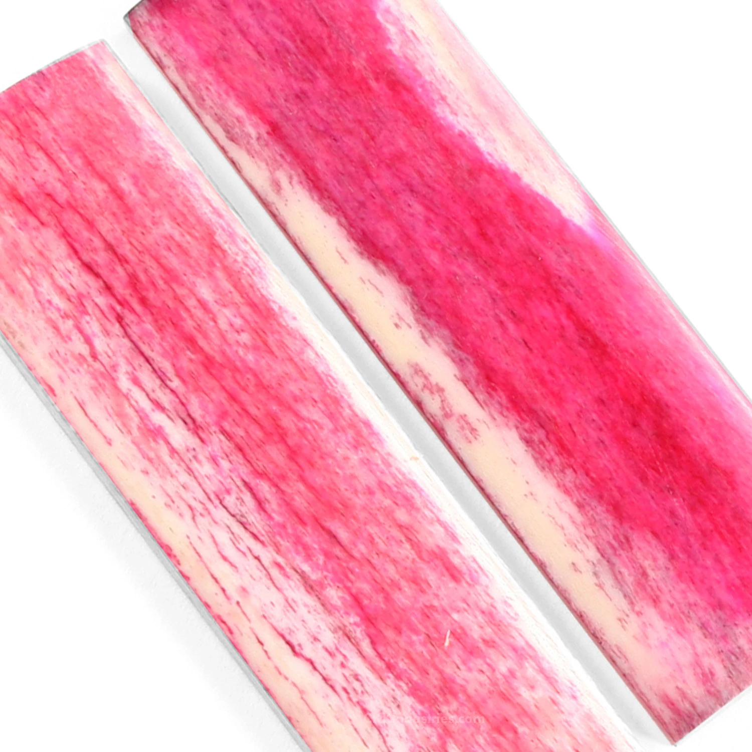 Camel Bone - Handle Scale Set - (Smooth Radius) - (Light Pink) - (3.5 X 1.0 X 0.15) 4 Camel Bone - Handle Scale Set - (Smooth Radius) - (Light Pink) - (3.5 X 1.0 X 0.15) - Image 2