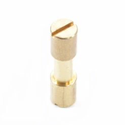 Corby Bolt Fastener - For Knife Handles - (.250HD X .186SD X 1L) - Brass - (10 Pk) -Knife Kits Sales Shop CB B 250 3 1500 1