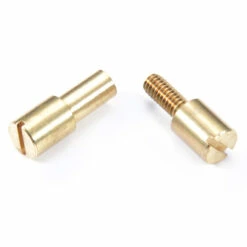 Corby Bolt Fastener - For Knife Handles - (.250HD X .186SD X 1L) - Brass - (10 Pk) -Knife Kits Sales Shop CB B 250 4 1500 1