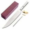*Clip Point Scout - Hidden Tang - DIY Blade Kit W/Katalox Handle Block -Knife Kits Sales Shop CPSCTBG 338 1P rbk katlox 1 1500