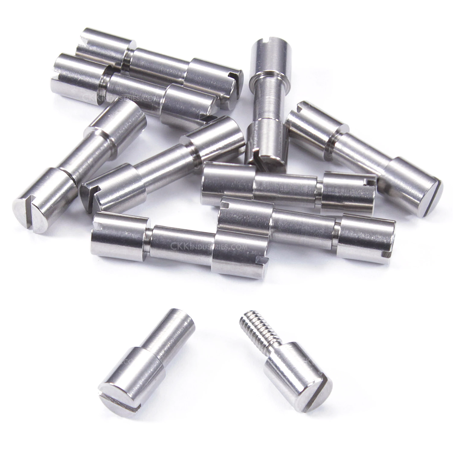 Corby Bolt Fastener - For Knife Handles - (.250HD X .186SD X 1L) - Stainless Steel - (10 Pk) 3 Corby Bolt Fastener - For Knife Handles - (.250HD X .186SD X 1L) - Stainless Steel - (10 Pk)