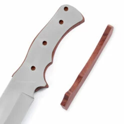 *Combat Survivor Combo Kit - DIY Blade Kit W/Bubinga Scales (pre-machined) -Knife Kits Sales Shop CS475BL BUBINGA K img5 1500