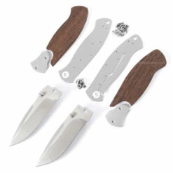 Knife Kits Sales Shop 17 *DDR3-RC Combo Kit - DIY Knife Parts Kit W/Pre-machined Wenge Handle Blanks