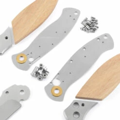 *DDR3-BL Combo Kit - DIY Parts Kit W/Canarywood Scales -Knife Kits Sales Shop DDR3BL CNYWD K img3 1500