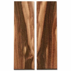 Dark Myrtle Wood - Handle Scale Set - (Presentation Grade) - (Natural) - (5.0 X 1.50 X 0.25)