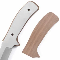 *Drop Point Tactical Combo Knife Kit - DIY Blade Blank W/Walnut Scales -Knife Kits Sales Shop DPTAC95 WALNUT K img4 1500