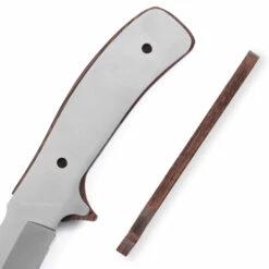 *Drop Point Tactical Combo Knife Kit - DIY Blade Blank W/Wenge Scales -Knife Kits Sales Shop DPTAC95 WENGE K img6 1500