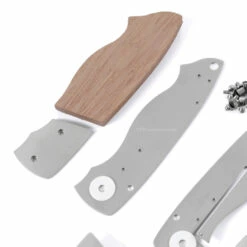 *EV4N1 - Gents Locking Liner Combo Kit - DIY Knife Kit W/Monkey Pod Scales -Knife Kits Sales Shop EV4N1 MONKPOD K img4 1500