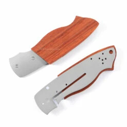 *EV4N1 - Gents Locking Liner Combo Kit - DIY Knife Kit W/Padauk Scales -Knife Kits Sales Shop EV4N1 PADAUK K img6 1500
