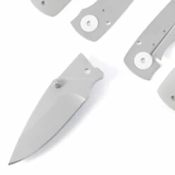 *EV4N1 - Gents Locking Liner Combo Kit - DIY Knife Kit W/Yellowheart Scales -Knife Kits Sales Shop EV4N1 YLWHRT K img2 1500