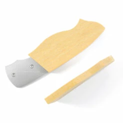 *EV4N1 - Gents Locking Liner Combo Kit - DIY Knife Kit W/Yellowheart Scales -Knife Kits Sales Shop EV4N1 YLWHRT K img7 1500