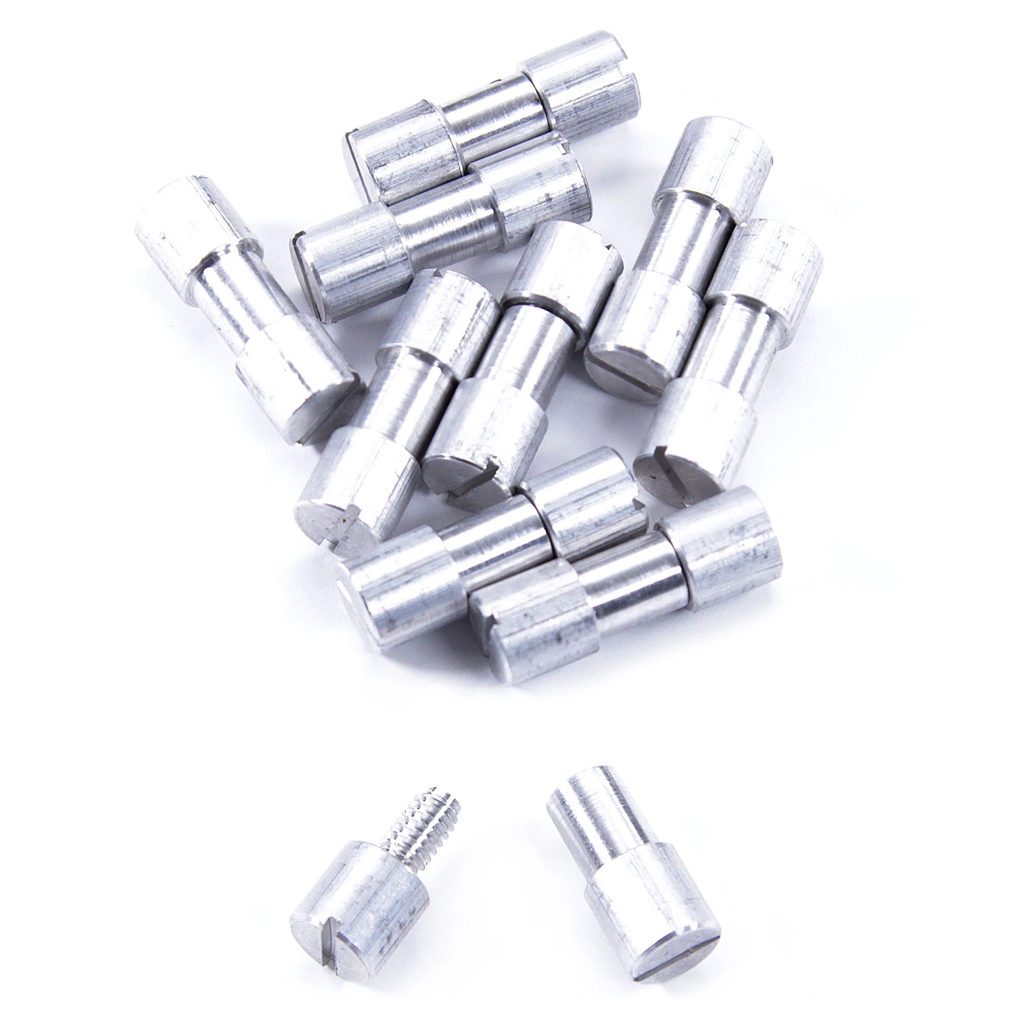 Corby Bolt Fastener - For Knife Handles - (.312HD X .250SD X .960L) - Aluminum - (10 Pk) 3 Corby Bolt Fastener - For Knife Handles - (.312HD X .250SD X .960L) - Aluminum - (10 Pk)