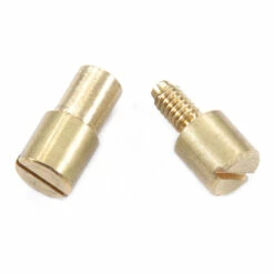 Corby Bolt Fasteners With Step Drill Combo Kit - (.312HD X .250SD X .960L) - Brass -Knife Kits Sales Shop HB250 B2 3 1500 1