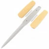 *Letterman Knife Kit Combo - Parts Kit W/Pre-machined Yellowheart Handle Blanks -Knife Kits Sales Shop KK037BL YLWHRT K img1 wpins 1500