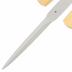 *Letterman Knife Kit Combo - Parts Kit W/Pre-machined Yellowheart Handle Blanks -Knife Kits Sales Shop KK037BL YLWHRT K img2 1500