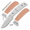 *Oregon Skinner Combo Kit - DIY Knife Kit W/Lacewood Scales (Machined) 1 *Oregon Skinner Combo Kit - DIY Knife Kit W/Lacewood Scales (Machined) -Knife Kits Sales Shop KK431BLP k lacewd 1 1500